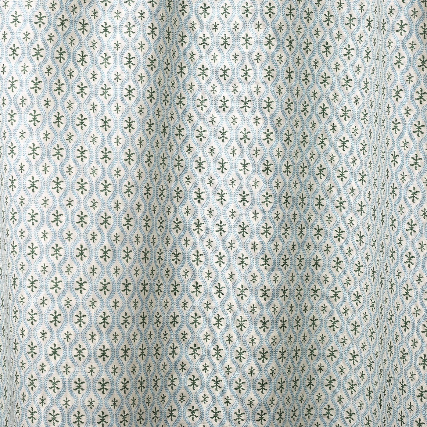 Dausa Fabric in Olive Delft