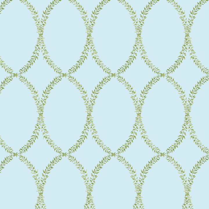 Chloe Fabric in Duck Egg
