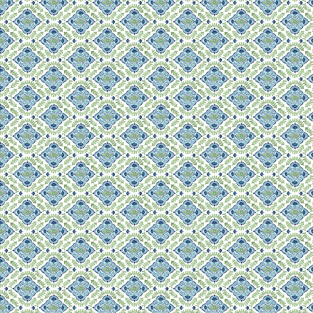 Mandalay Fabric in Moss