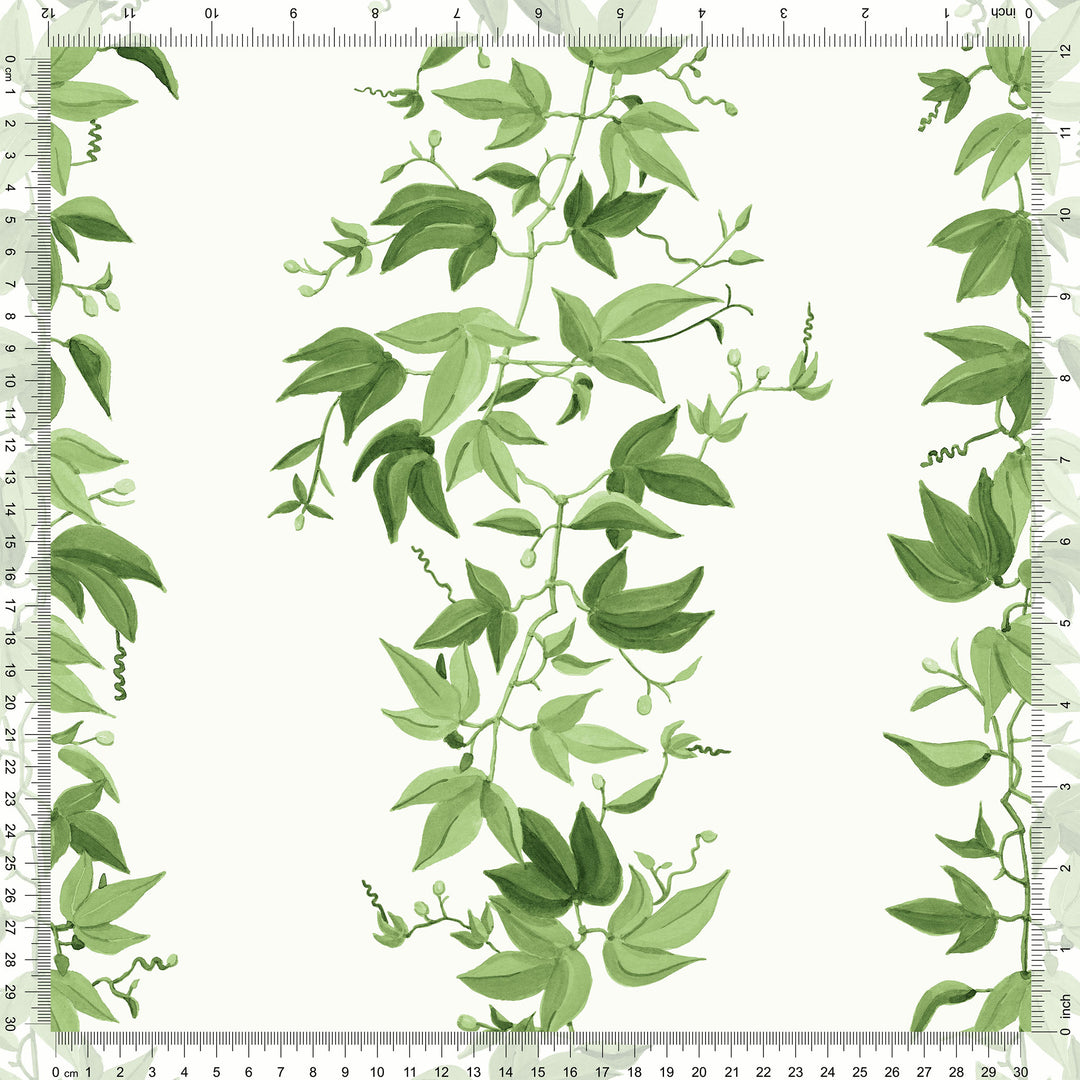 Antibes Wallpaper in Moss