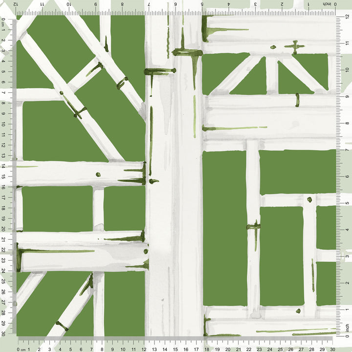 Briland Wallpaper in Moss