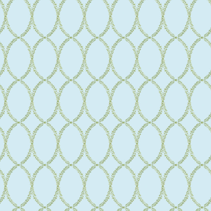 Chloe Wallpaper in Duck Egg