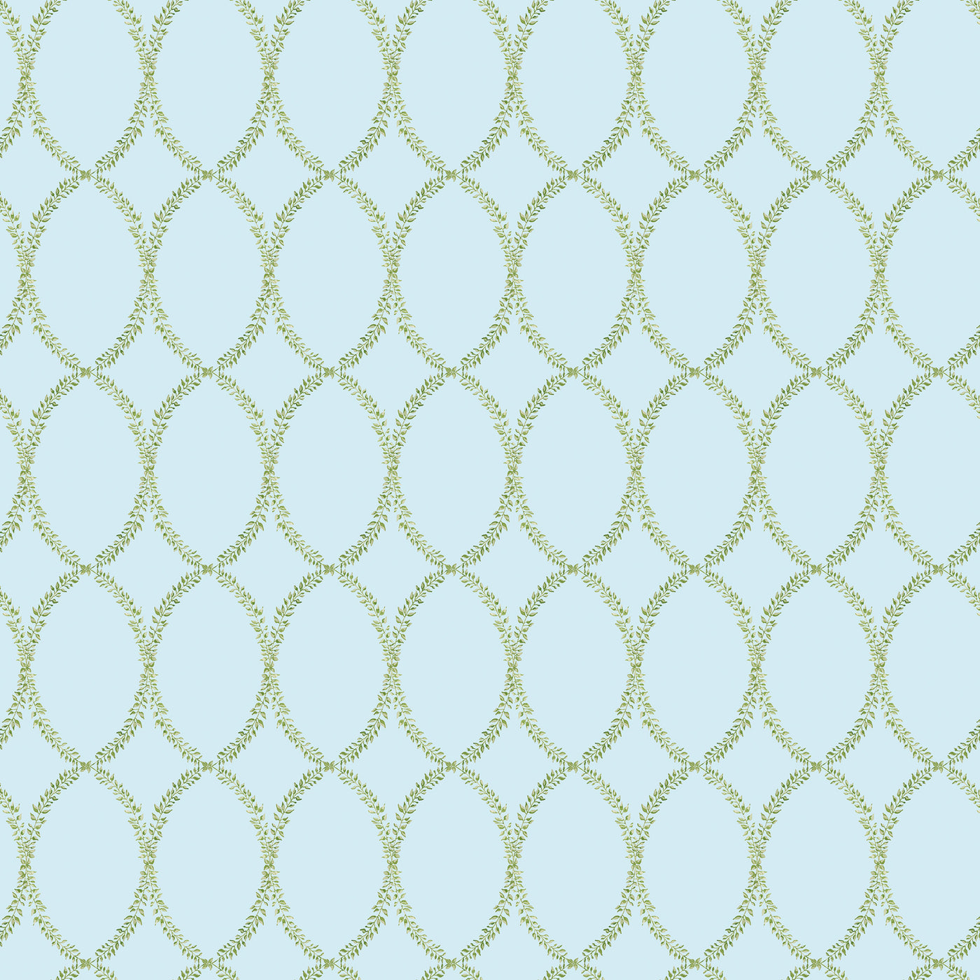 Chloe Wallpaper in Duck Egg