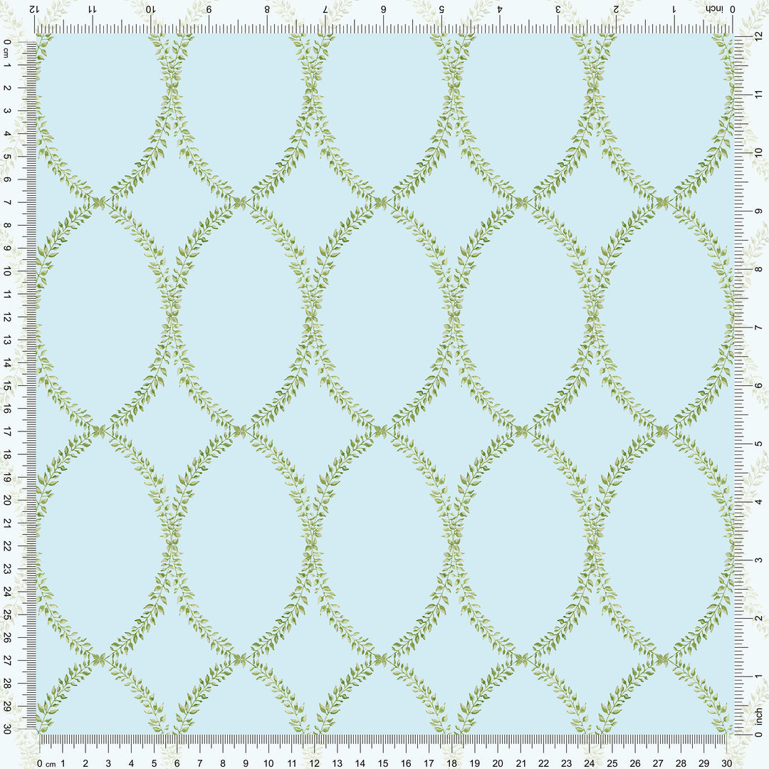 Chloe Wallpaper in Duck Egg