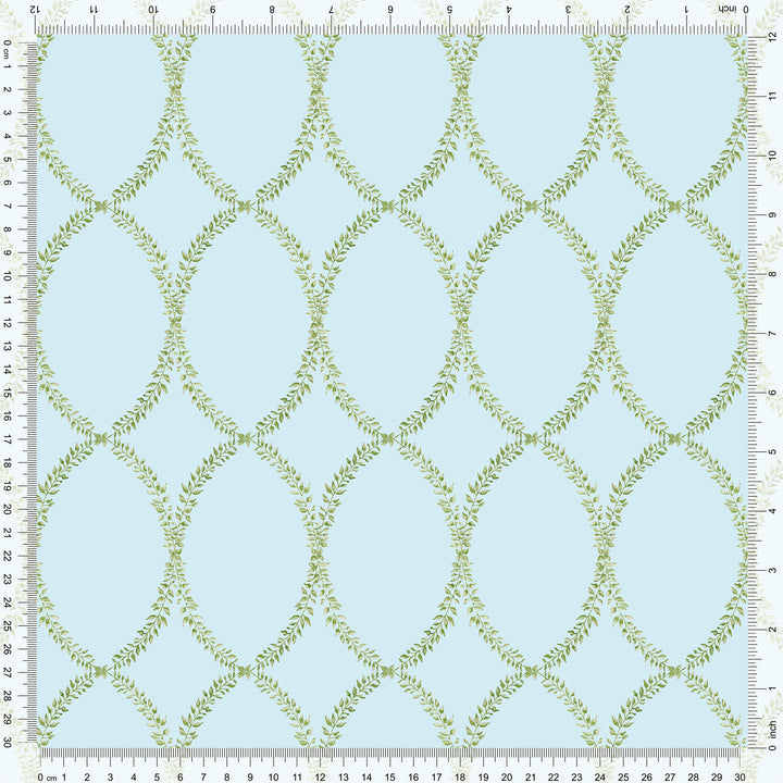 Chloe Wallpaper in Duck Egg
