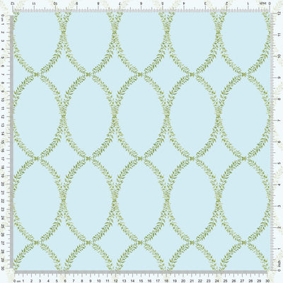 Chloe Wallpaper in Duck Egg