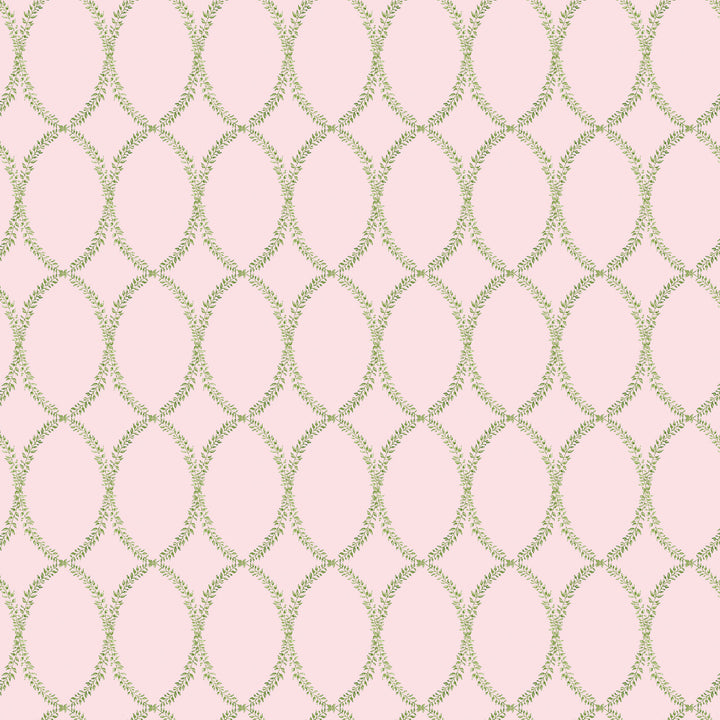 Chloe Wallpaper in Pink