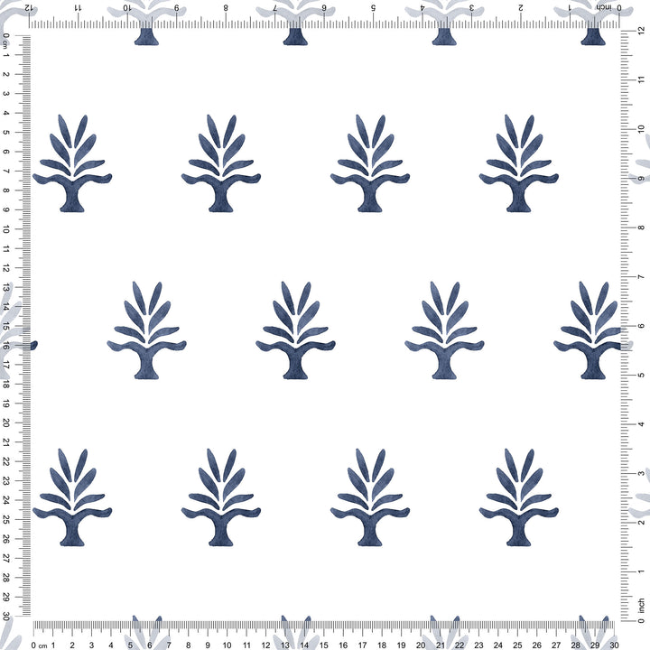 Jane Wallpaper in Indigo