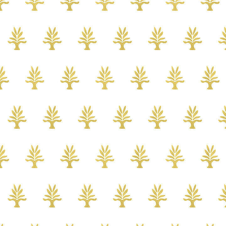 Jane Wallpaper in Mustard