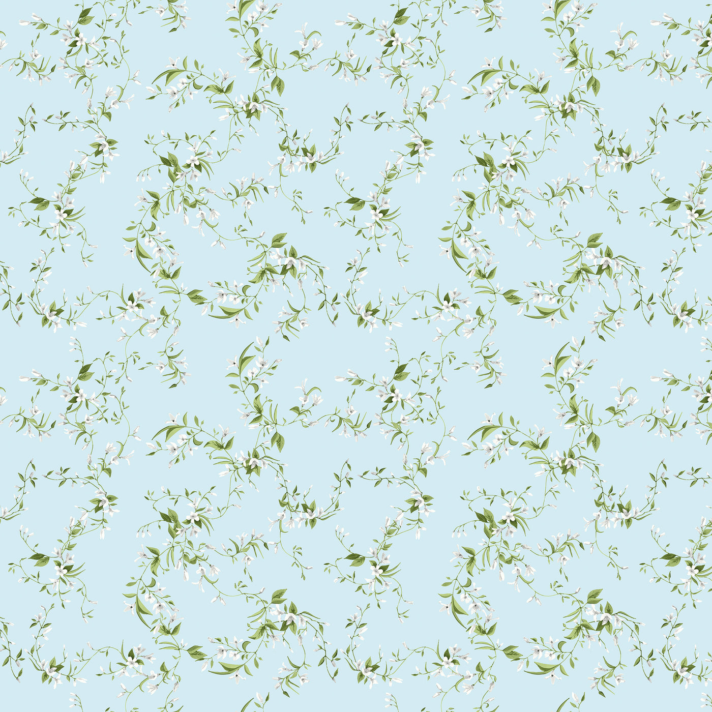 Libby Wallpaper in Duck Egg