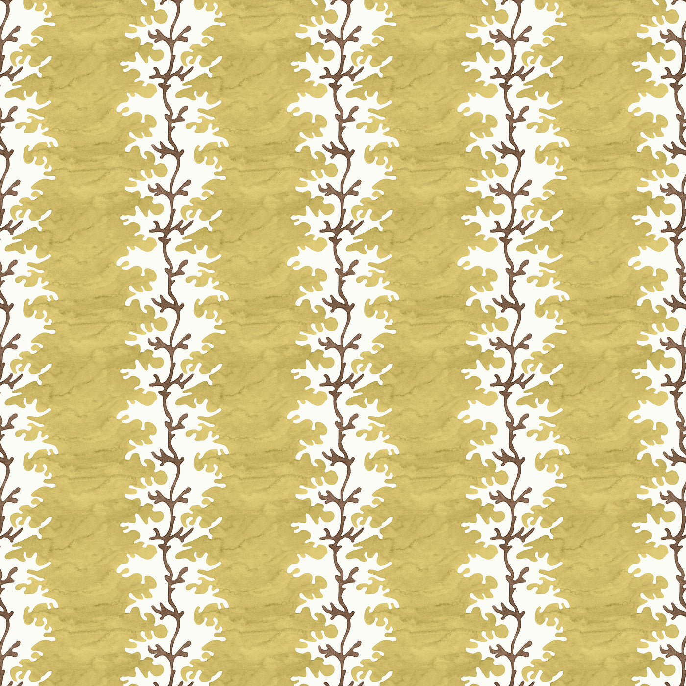 Winslow Wallpaper in Mustard