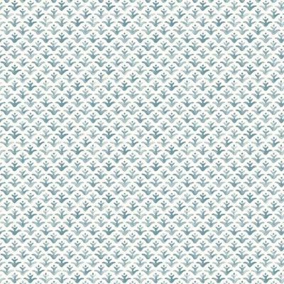 Astor Wallpaper in Sea Glass