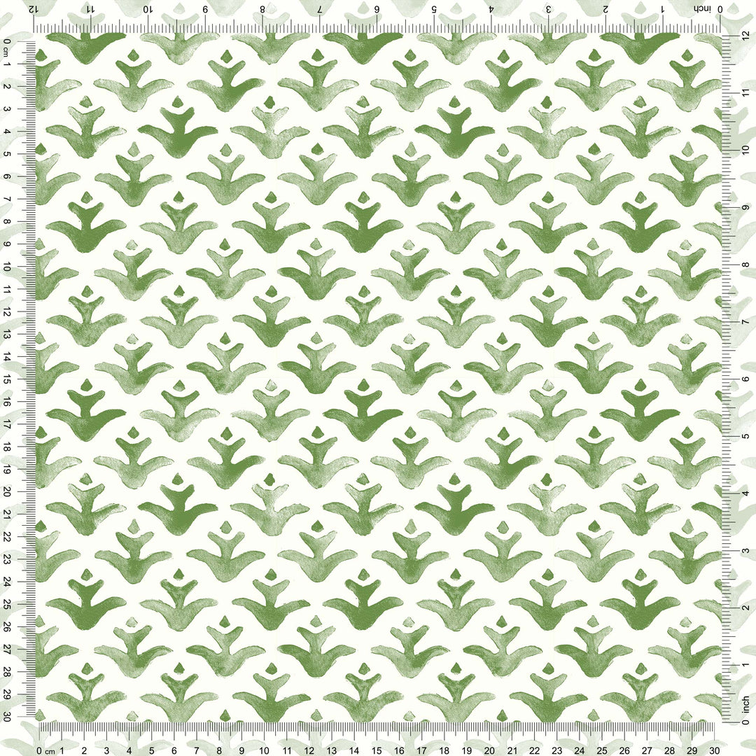 Astor Wallpaper in Moss
