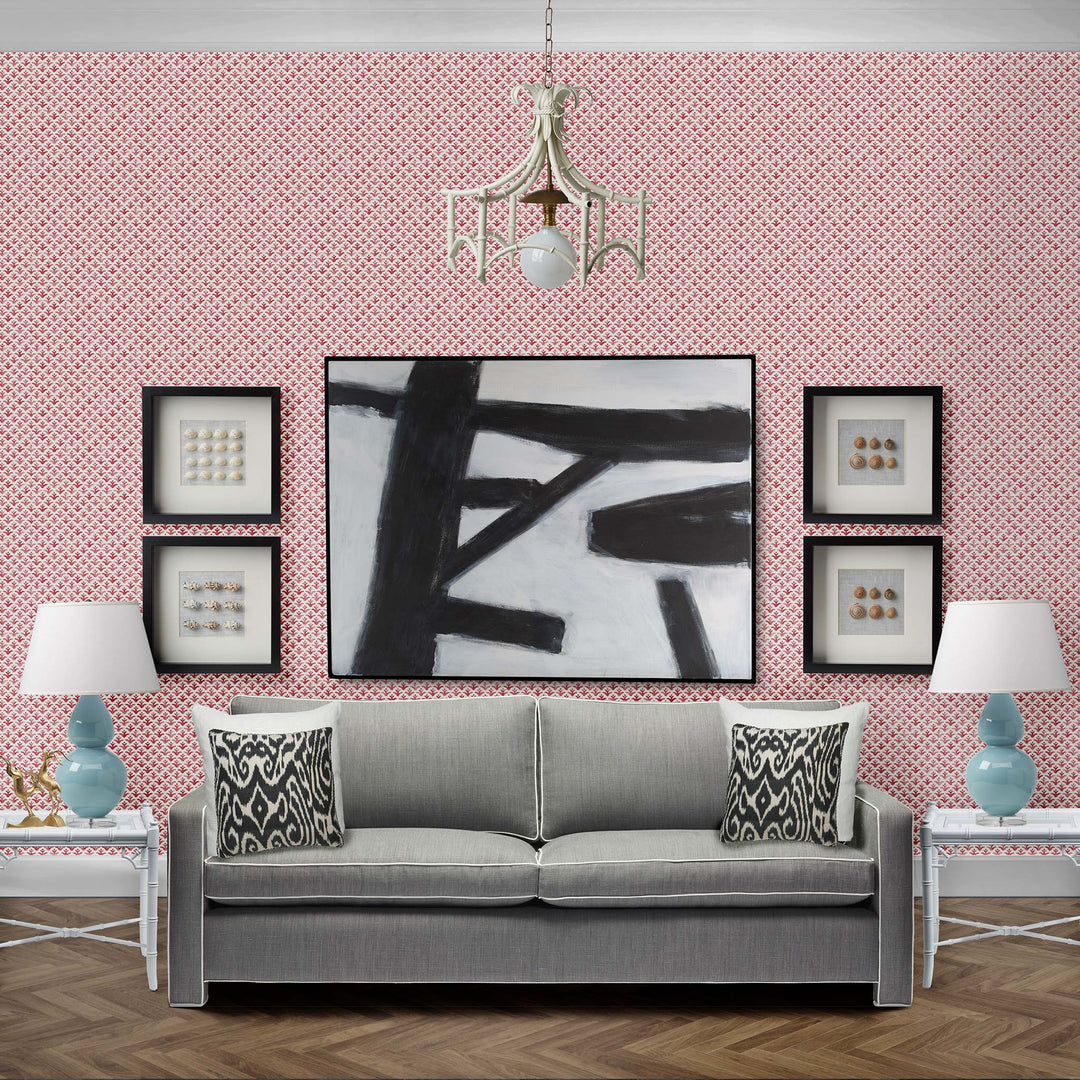 Astor Wallpaper in Peony