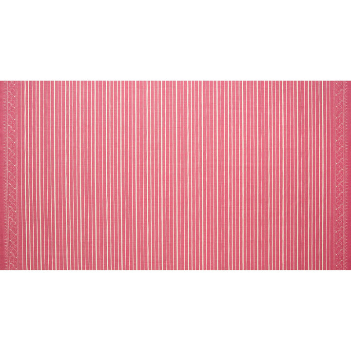 Greenwich Reverse Fabric in Peony