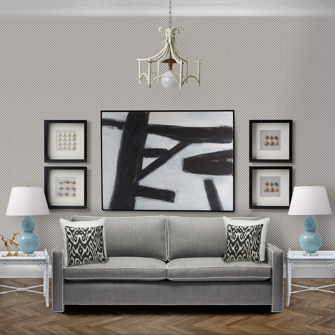Hudson Wallpaper in Putty