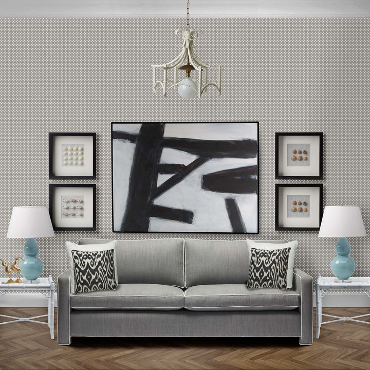 Hudson Wallpaper in Putty