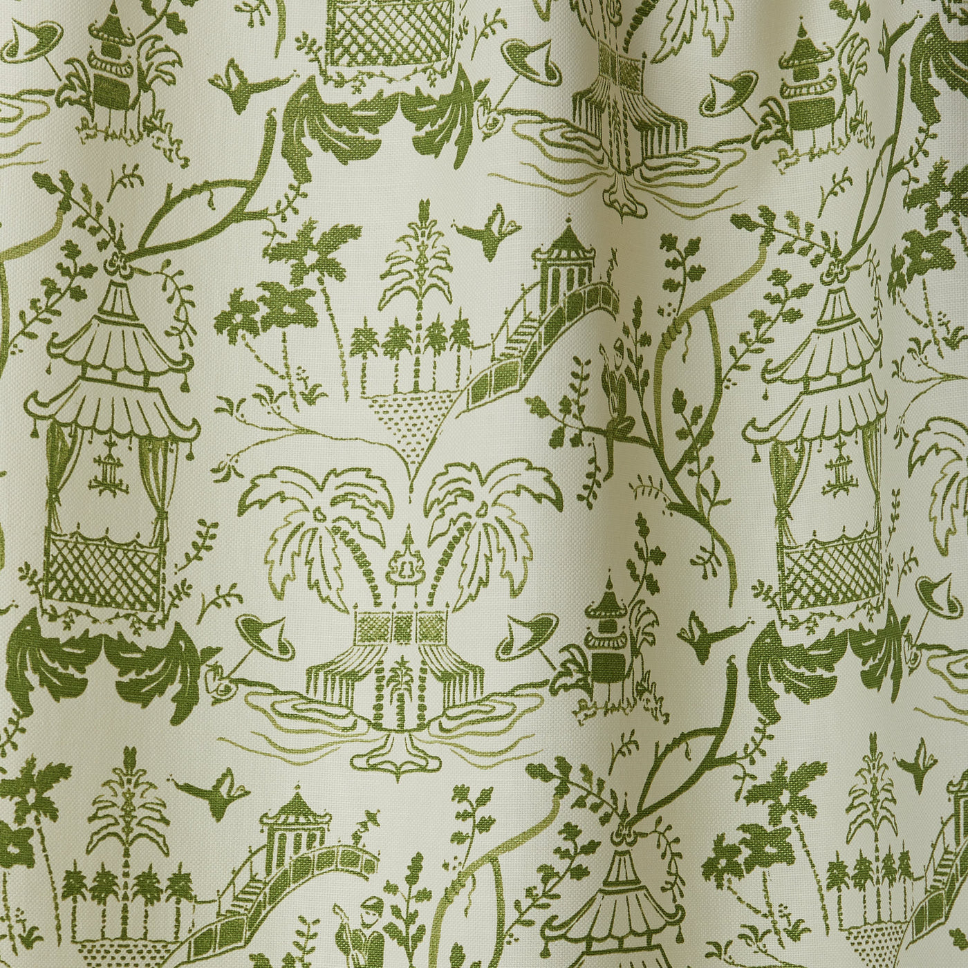Mulberry Fabric in Moss