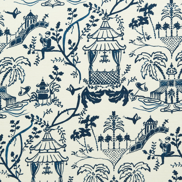 Mulberry Fabric in Indigo