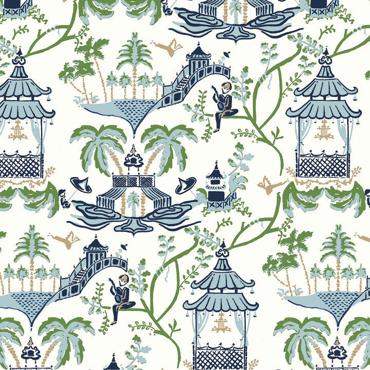 Mulberry Multi Wallpaper in Jungle