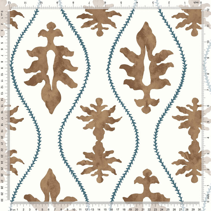Great Jones Wallpaper in Chestnut
