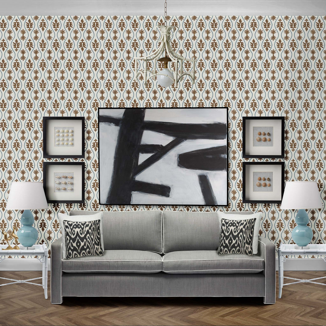 Great Jones Wallpaper in Chestnut