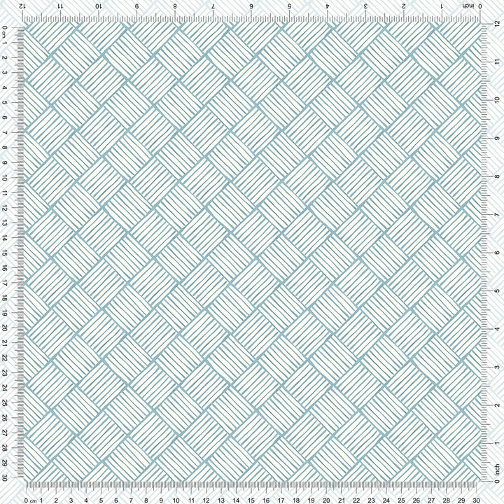 Thompson Petite Wallpaper in Mist