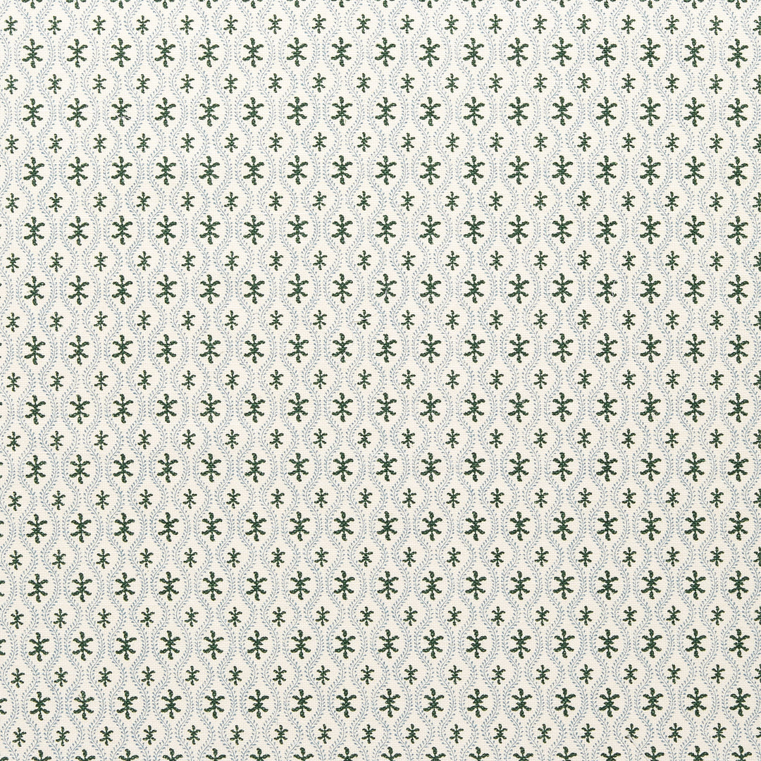 Dausa Fabric in Olive Sky