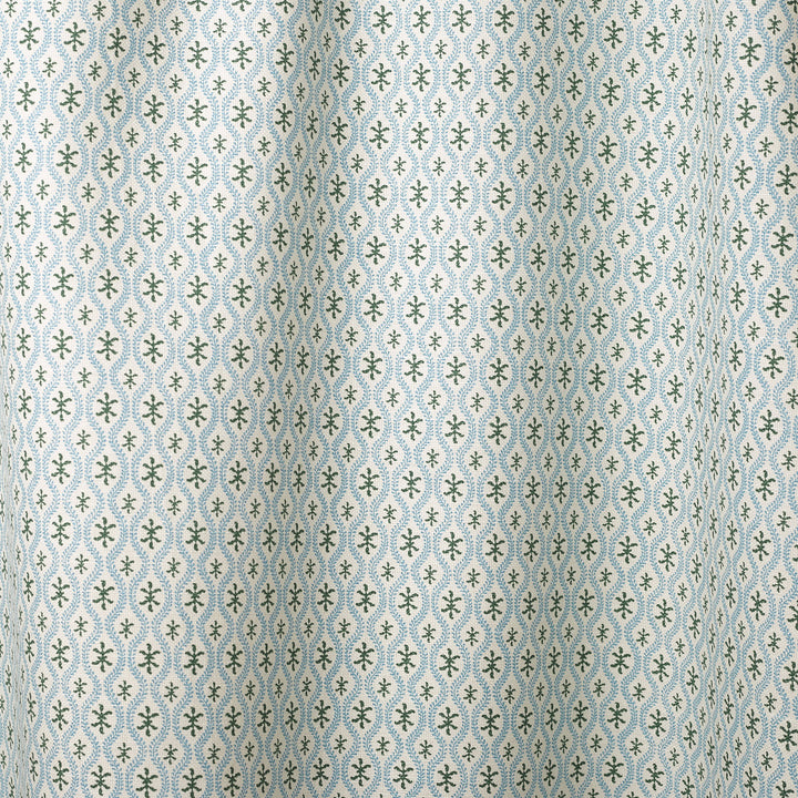 Dausa Fabric in Olive Delft