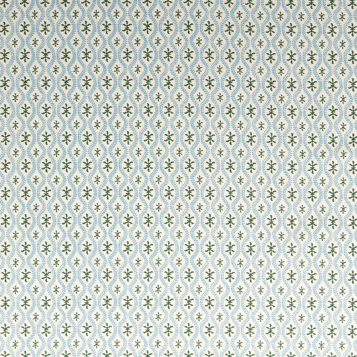 Dausa Fabric in Olive Delft