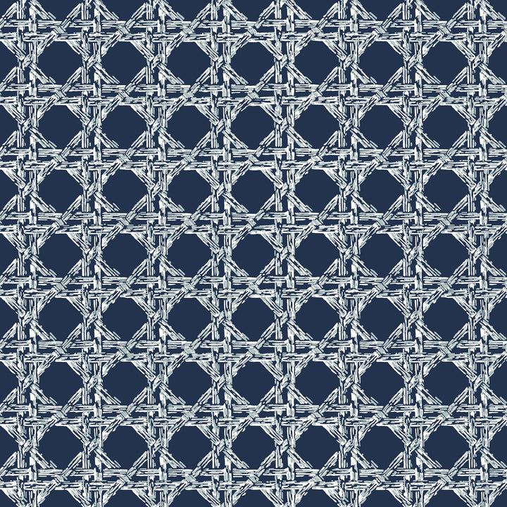Nevis Wallpaper in Navy