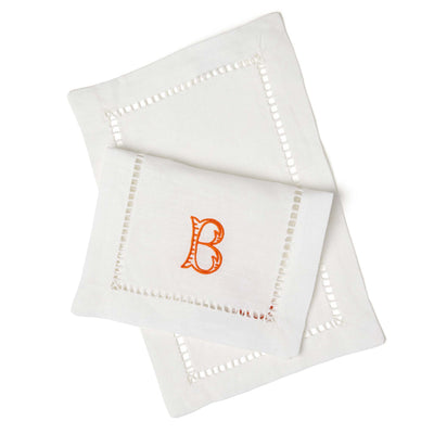 Hemstitched Cocktail Napkin - Set of Six