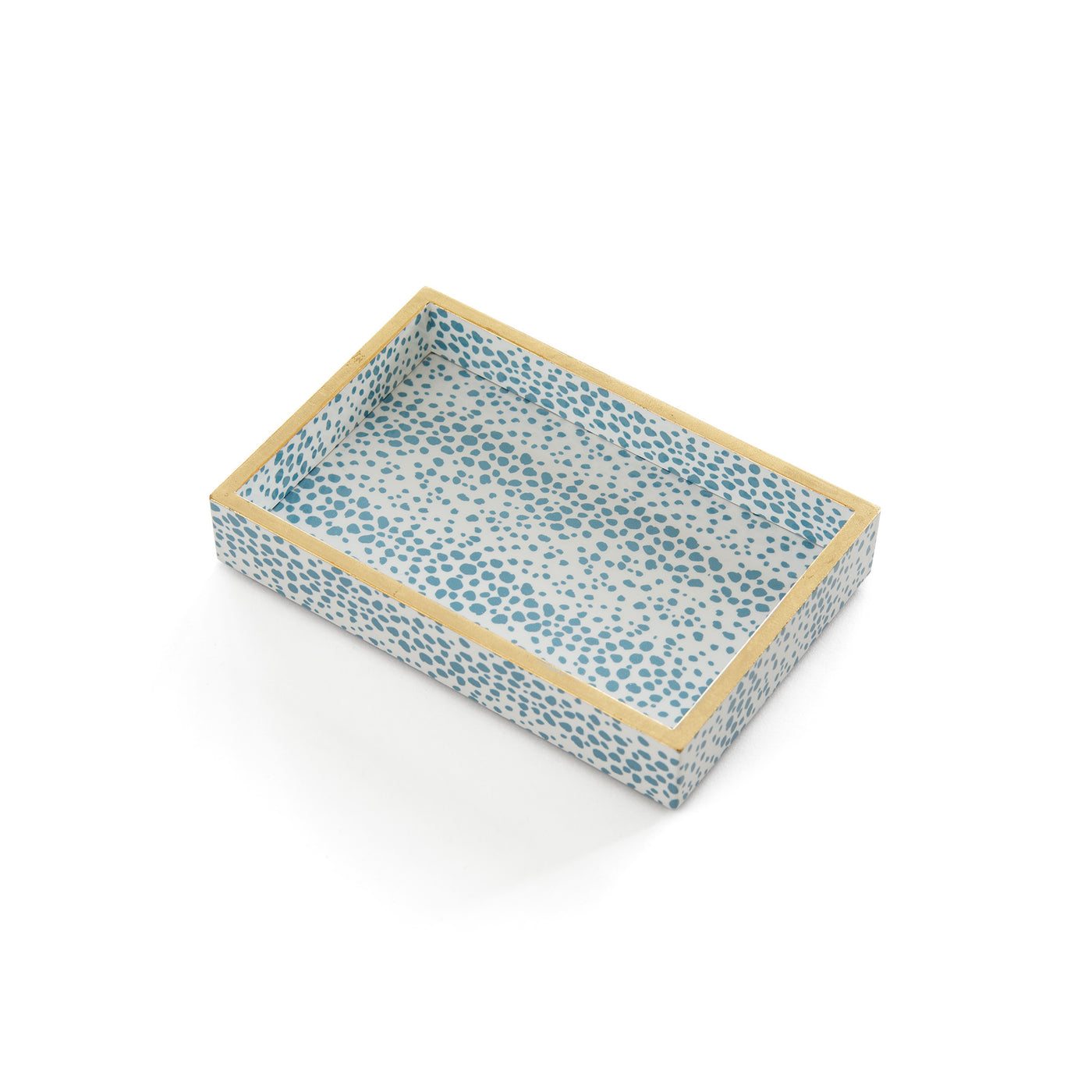 Lacquer Trinket Tray in Mist