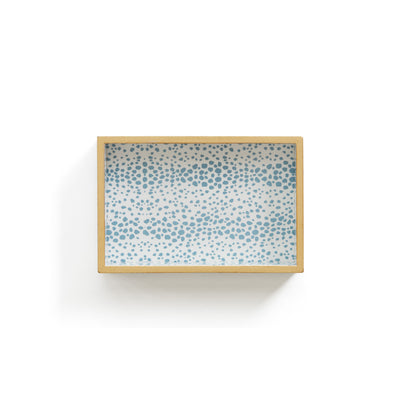 Lacquer Trinket Tray in Mist